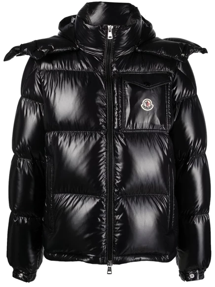 Куртка с блестящей подкладкой Moncler black