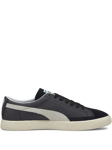 Мужские кроссовки Puma Basket Vintage кожаные, черные