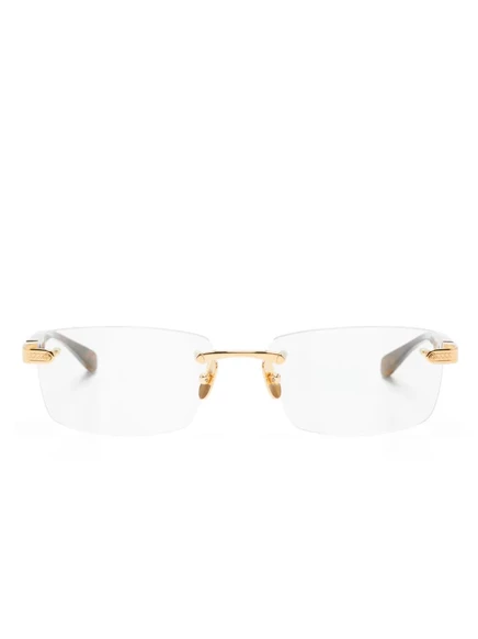 Мужские безоправные очки Maybach Eyewear The Regent I, золотистые