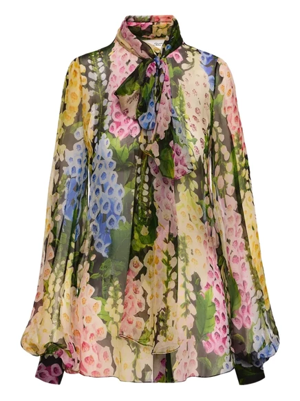Женская блузка Oscar de la Renta Foxglove, черная