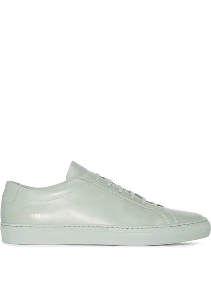Мужские кроссовки Common Projects Achilles низкие, мятно-зеленые