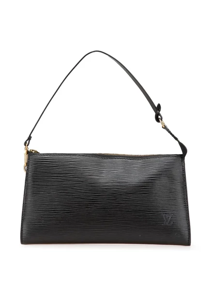 Женская сумка Louis Vuitton Pre-Owned Epi Pochette, черная