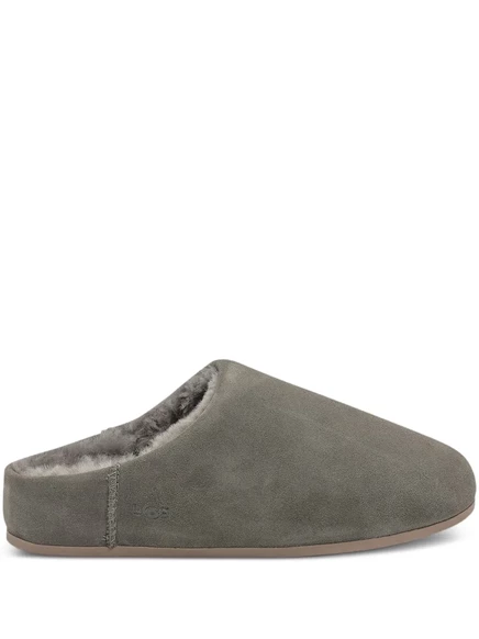 Женские тапочки Ugg Pantofole замшевые, серые