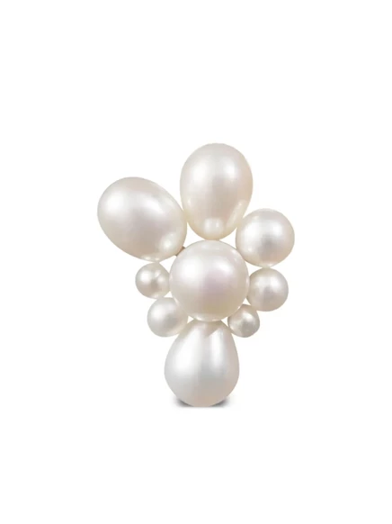 Женская серьга Sophie Bille Brahe Petite Amis Fleur, 14K, белая