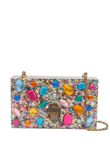 Женский клатч Kurt Geiger London Crystals Box со стразами, разноцветный