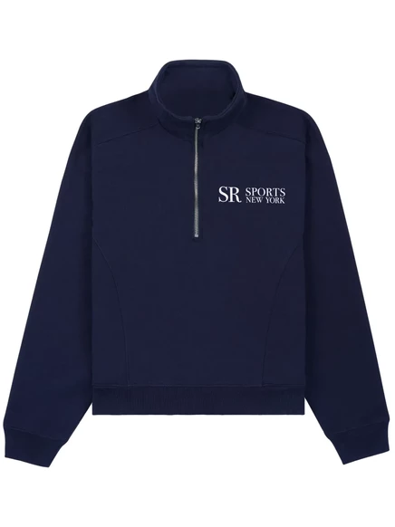 Унисекс-свитшот Sporty & Rich JFK на молнии, синий