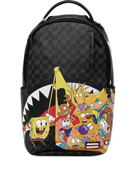 Унисекс рюкзак Sprayground с принтом Nickelodeon, черный