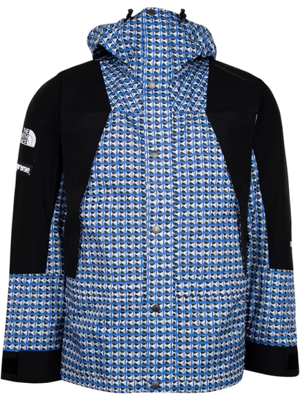 Унисекс куртка Supreme x TNF Mountain Light, синяя