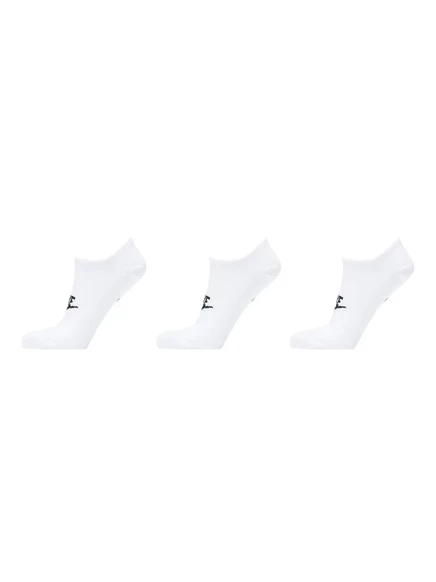 Унисекс невидимые носки Nike 3 пары, белые