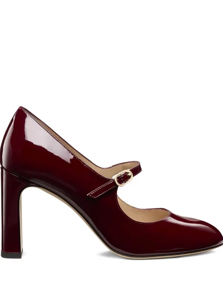 Туфли-лодочки Stuart Weitzman 85 мм Babette Mary Jane red