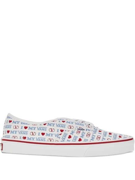 Мужские кеды Valentino Garavani x Vans Love-print, белые