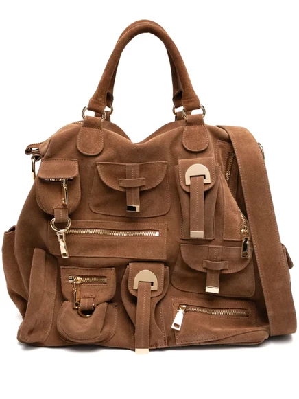 Сумка-карго Cynthia Rowley с карманом через плечо brown