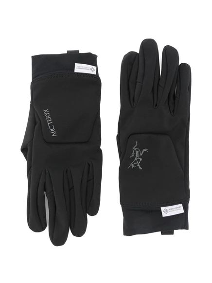 Перчатки с тиснением логотипа Arc'teryx Venta black