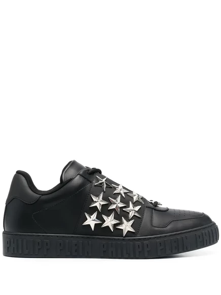 Кеды Philipp Plein Runner Stars низкие, черные