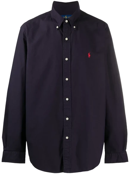 Мужская рубашка Polo Ralph Lauren, синяя