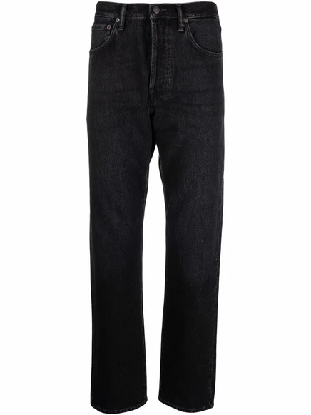 Мужские джинсы Acne Studios 1996 прямого кроя, черные