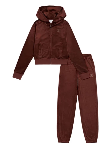 Детализированный спортивный костюм Juicy Couture Kids с украшениями brown