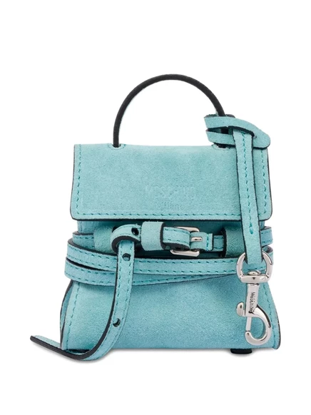 Женский брелок Moschino в виде сумки, голубой