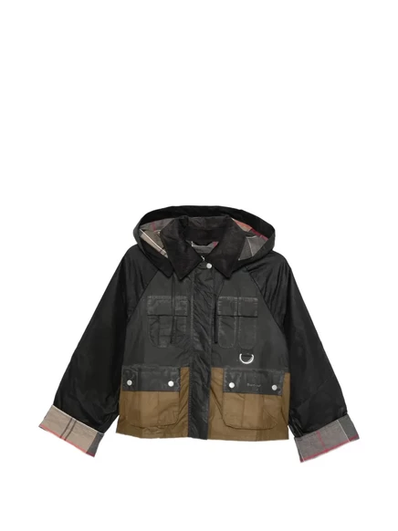 Женская куртка Barbour Liza с капюшоном, черная