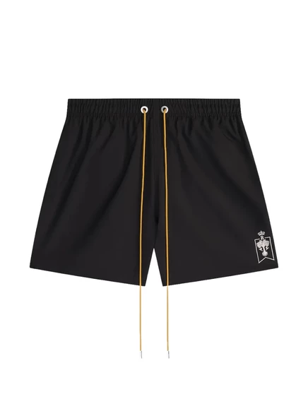 Мужские шорты для плавания RHUDE с задним карманом, черные