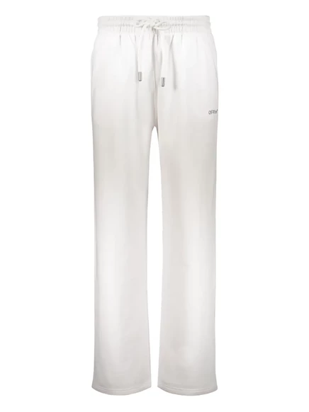 Мужские спортивные штаны Off-White с логотипом, белые