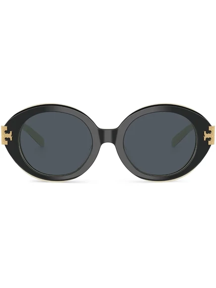Солнцезащитные очки в круглой оправе Tory Burch black