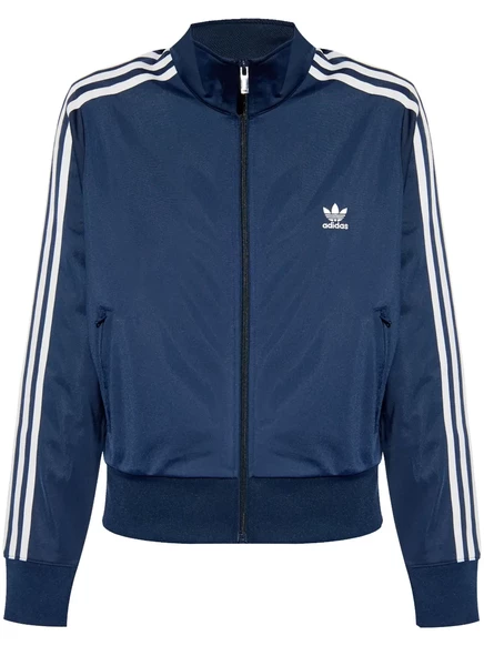 спортивная куртка с логотипом adidas в 3 полосы blue
