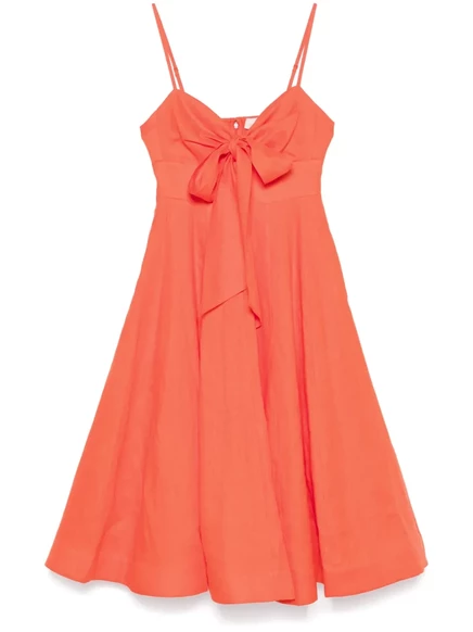 Платье миди от ZIMMERMANN Crush orange