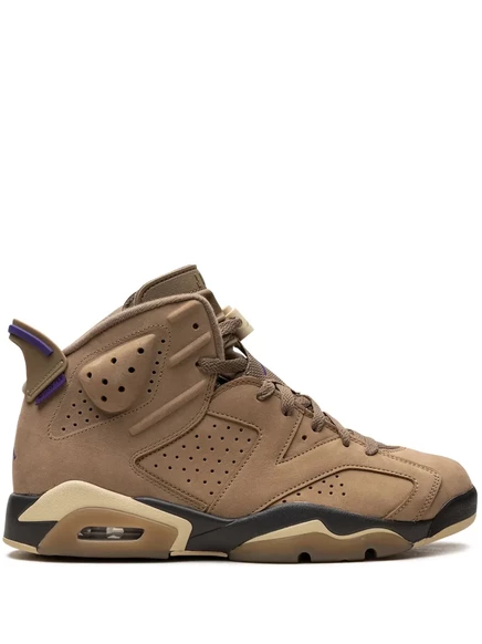 Женские высокие кроссовки Jordan Air Jordan 6 Gore-Tex, коричневые