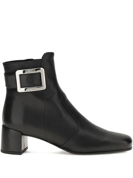 Ботильоны Roger Vivier 45 мм Très Vivier Polly с пряжкой black