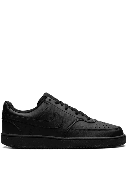 Мужские кеды Nike Court Vision кожаные, черные