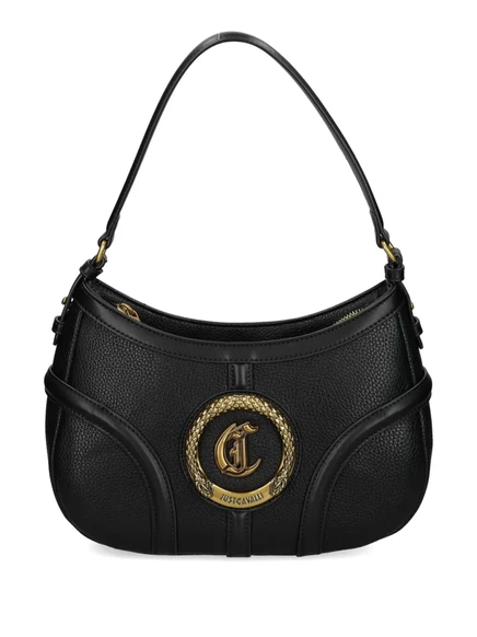 Сумка через плечо на молнии с логотипом Just Cavalli  black