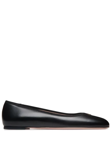 Женские кожаные балетки Bally, черные