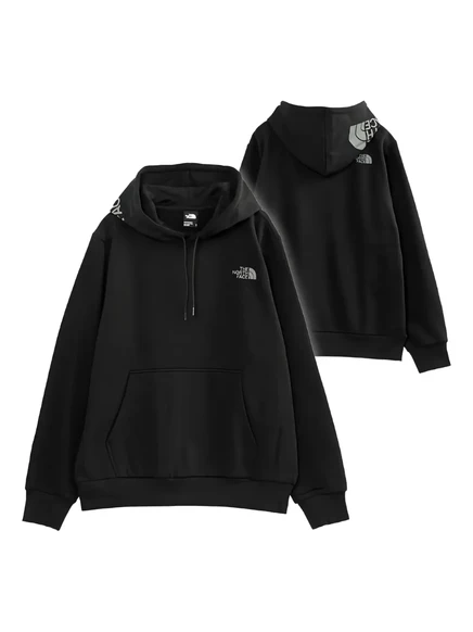 Мужское худи The North Face с логотипом, черное