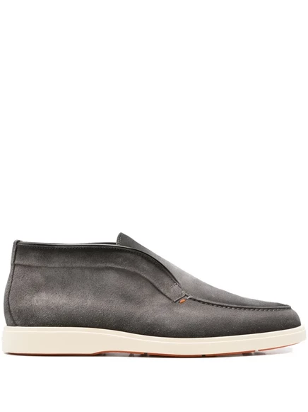 Мужские ботинки Santoni без шнуровки, серые