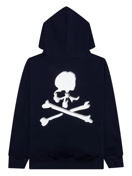 Мужское худи Mastermind Japan с логотипом черепа, синее