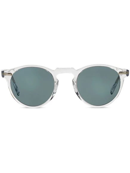 Очки Oliver Peoples Gregory Peck прозрачная оправа, голубые