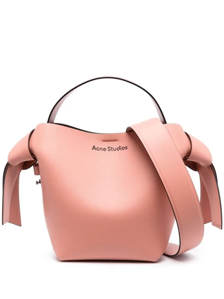 Женская сумка Acne Studios mini Musubi через плечо, розовая