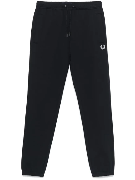 Мужские спортивные штаны Fred Perry с вышитым логотипом, синие