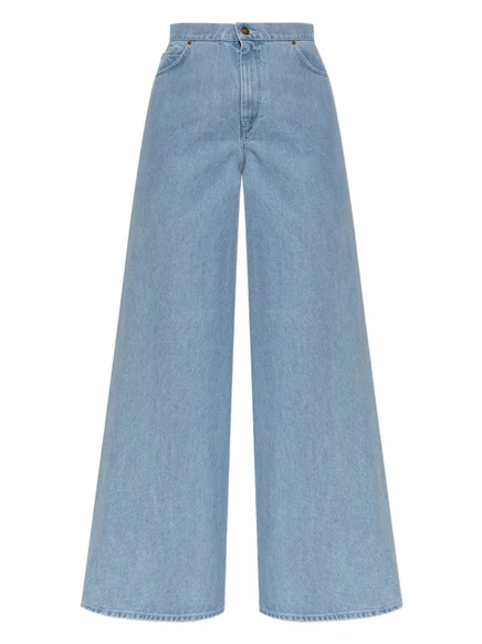 Хлопчатобумажные джинсы Max Mara blue