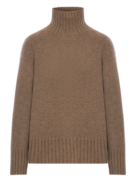 Женский шерстяной свитер S. Max Mara, коричневый