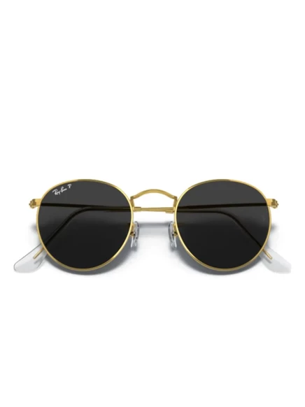 Мужские солнцезащитные очки Ray-Ban Round, золотистые