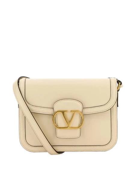 Женская сумка Valentino Garavani VLogo, бежевая
