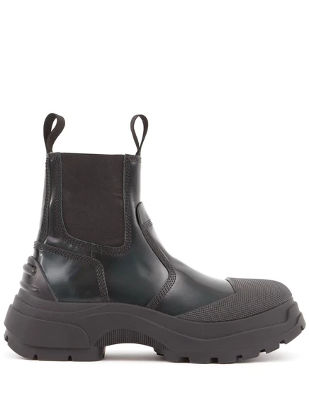 Кожаные ботильоны Maison Margiela Alex black