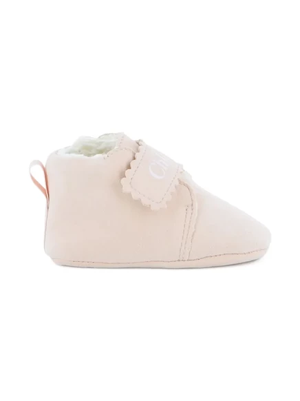 Пинетки с фестончатым краем от Chloé Kids