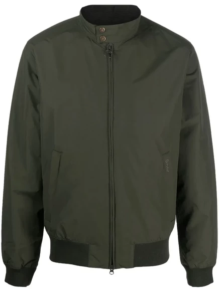 Мужская бомбер-куртка Barbour легкая, оливковая