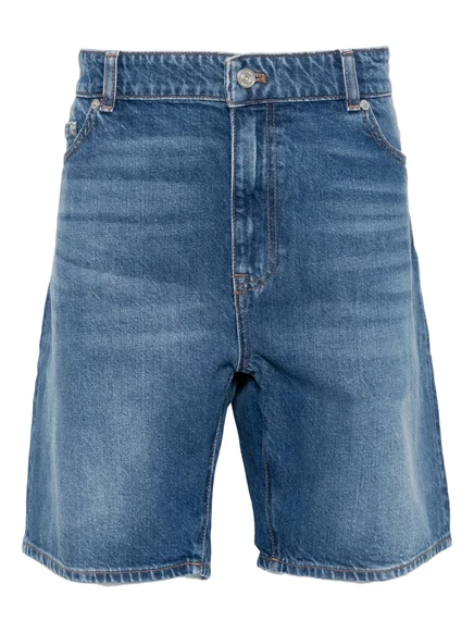 Мужские джинсовые бермуды Lacoste, синие