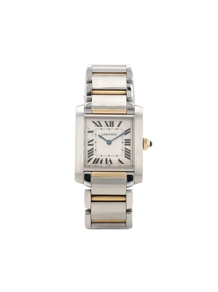 Женские часы Cartier Tank Française 25 мм, кремовый