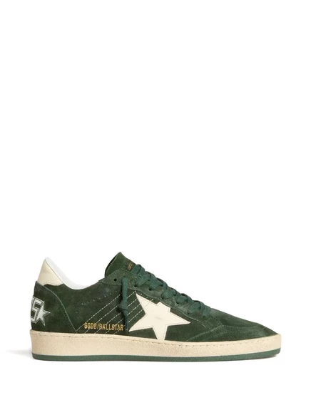 Женские кеды Golden Goose Ball Star, зеленые