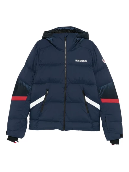 Мужская лыжная куртка Rossignol Daille с капюшоном, синяя